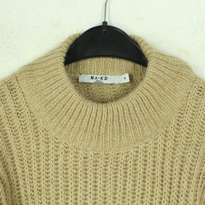 Second Hand NA-KD Pullover Gr. M beige uni Strick (*)