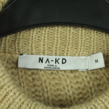 Laden Sie das Bild in den Galerie-Viewer, Second Hand NA-KD Pullover Gr. M beige uni Strick (*)