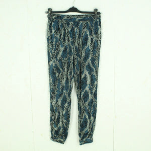 Second Hand BRUUNS BAZAAR Hose Gr. 38 blau mehrfarbig gemustert (*)