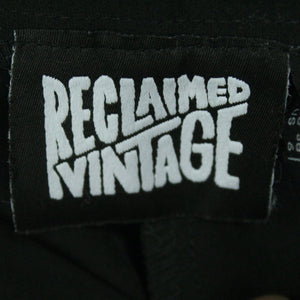 Second Hand RECLAIMED VINTAGE Hose Gr. 38 schwarz uni (*)