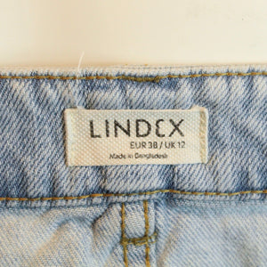 Second Hand LINDEX Jeansrock Gr. 38 hellblau Minirock (*)