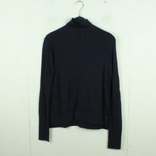 Laden Sie das Bild in den Galerie-Viewer, Second Hand ZARA Pullover Gr. S dunkelblau uni (*)