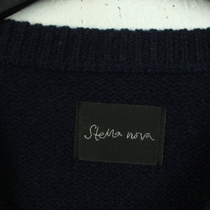 Second Hand STELLA NOVA Pullover Gr. L dunkelblau uni (*)