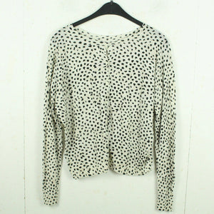 Second Hand COS Pullover Gr. S beige schwarz gepunktet (*)