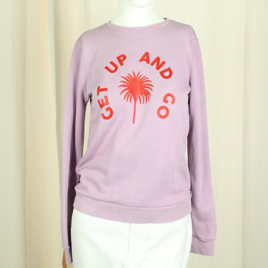 Second Hand SCOTCH & SODA Sweatshirt Gr. S rosa mit Print (*)