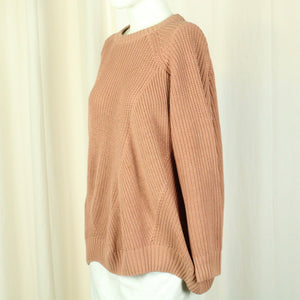 Second Hand MONKI Pullover Gr. M lachs uni Strick (*)