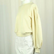 Laden Sie das Bild in den Galerie-Viewer, Second Hand NA-KD Sweatshirt Gr. S beige (*)