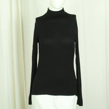 Laden Sie das Bild in den Galerie-Viewer, Second Hand H&amp;M Longsleeve Gr. S schwarz uni (*)