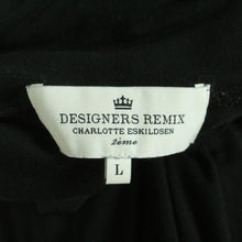 Laden Sie das Bild in den Galerie-Viewer, Second Hand DESIGNER REMIX Longsleeve Gr. L schwarz uni (*)