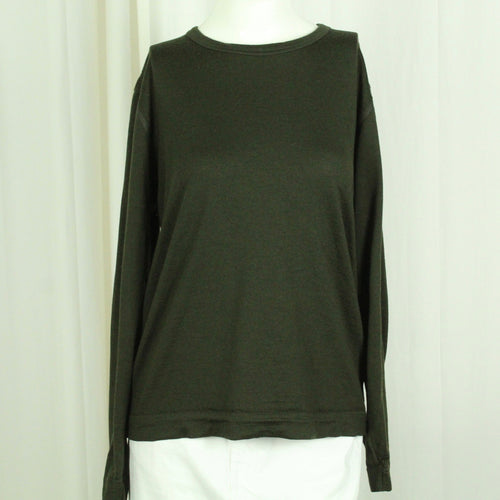 Second Hand FILIPPA K Sweatshirt Gr. M dunkelgrün (*)