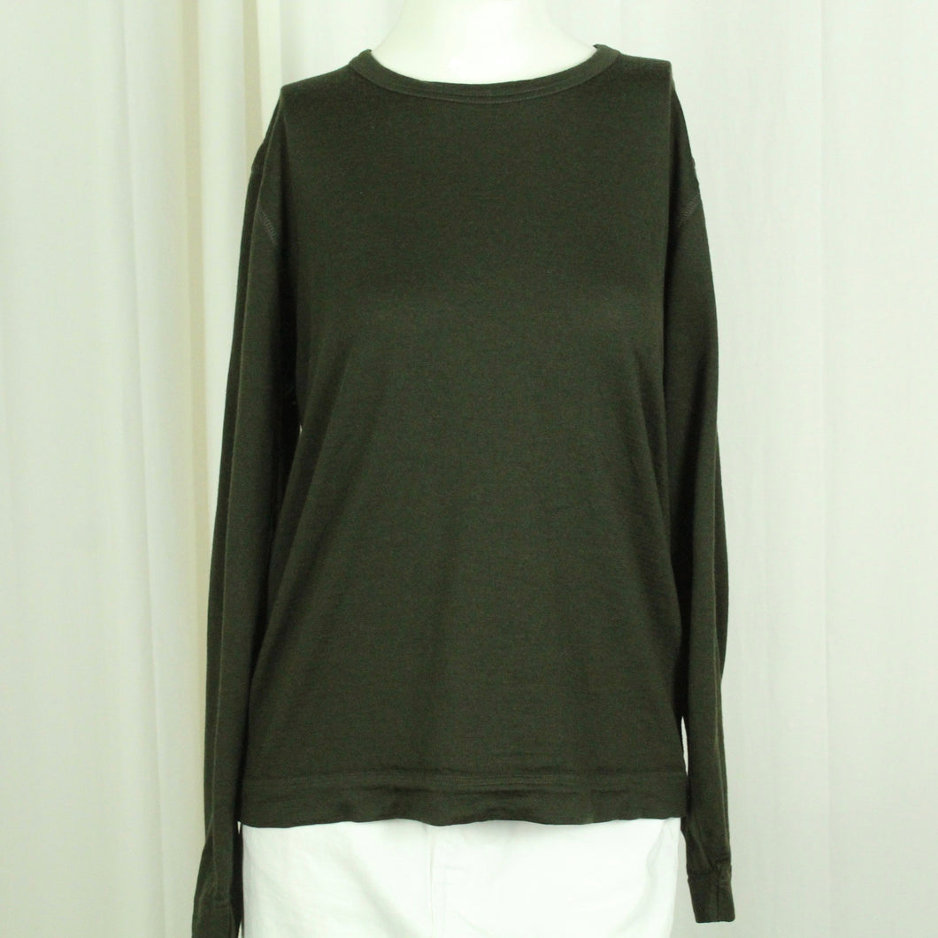 Second Hand FILIPPA K Sweatshirt Gr. M dunkelgrün (*)