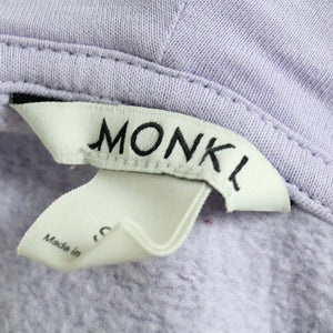 Second Hand MONKI Sweatshirt Gr. S lila uni mit Aufdruck "COLORADO"(*)