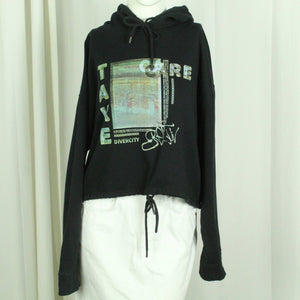 Second Hand ENVII Sweatshirt Gr. S/M schwarz mit Print (*)