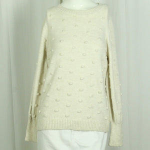 Second Hand DILVIN Pullover Gr. M beige uni Strick (*)