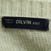 Laden Sie das Bild in den Galerie-Viewer, Second Hand DILVIN Pullover Gr. M beige uni Strick (*)