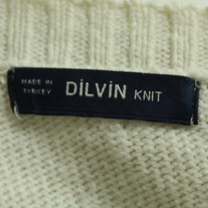 Second Hand DILVIN Pullover Gr. M beige uni Strick (*)