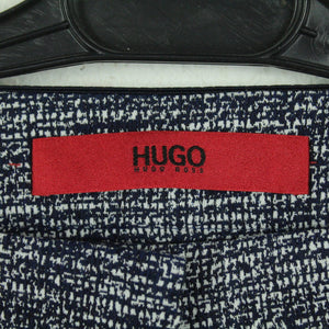 Second Hand HUGO BOSS Hose Gr. 40 blau weiß gemustert (*)