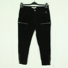 Laden Sie das Bild in den Galerie-Viewer, Second Hand JOIE JEANS Hose Gr. W27 schwarz uni Samt (*)