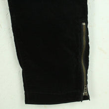 Laden Sie das Bild in den Galerie-Viewer, Second Hand JOIE JEANS Hose Gr. W27 schwarz uni Samt (*)