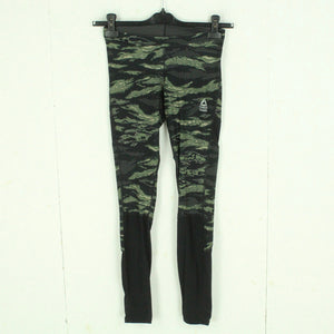 Second Hand REEBOK Leggings Gr. S schwarz mehrfarbig gemustert Sporthose Hose (*)