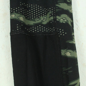 Second Hand REEBOK Leggings Gr. S schwarz mehrfarbig gemustert (*)