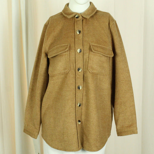 Second Hand OBJECT Jacke mit Wolle Gr. 40 camel uni *)