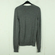 Laden Sie das Bild in den Galerie-Viewer, Second Hand HUGO BOSS Wollpullover Gr. S grau meliert Wolle Pullover Strick (*)