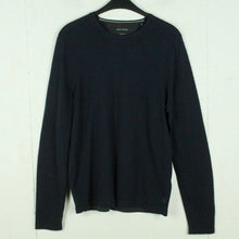 Laden Sie das Bild in den Galerie-Viewer, Second Hand MARC O&#39;POLO Wollpullover Gr. M blau uni Wolle Pullover Strick (*)