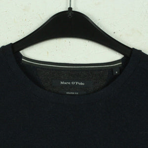 Second Hand MARC O'POLO Wollpullover Gr. M blau uni Wolle Pullover Strick (*)