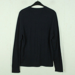 Second Hand MARC O'POLO Wollpullover Gr. M blau uni Wolle Pullover Strick (*)