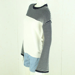 Second Hand TOPSHOP Pullover Gr. 36 blau weiß gestreift Strick (*)