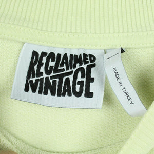 Second Hand RECLAIMED VINTAGE Pullover Gr. S mintgrün uni (*)