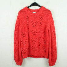 Laden Sie das Bild in den Galerie-Viewer, Second Hand NEO NOIR Pullover Gr. M rot uni Strick (*)