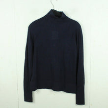 Laden Sie das Bild in den Galerie-Viewer, Second Hand ZARA Pullover Gr. S dunkelblau uni (*)