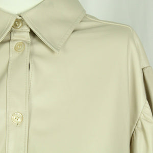 Second Hand LINDEX Hemd Gr. L beige Kunstleder (*)