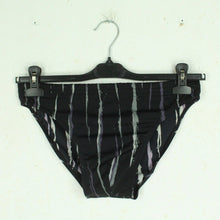 Laden Sie das Bild in den Galerie-Viewer, Vintage Badehose Gr. L schwarz mehrfarbig gemustert 80s 90s Swimwear