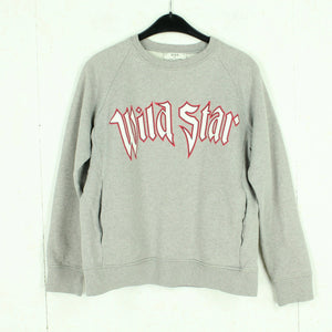 Second Hand RIKA BY ULRIKA LUNDGREN Sweatshirt Gr. XS grau mit Print "Wild Star" (*)