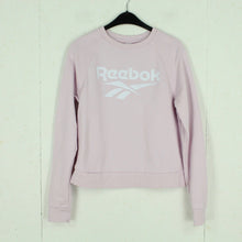 Laden Sie das Bild in den Galerie-Viewer, Second Hand REEBOK Sweatshirt Gr. S rosa mit Print (*)