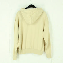 Laden Sie das Bild in den Galerie-Viewer, Second Hand WEEKDAY Hoodie Gr. XS beige mit Print &quot;normal is boring&quot; (*)