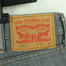 Laden Sie das Bild in den Galerie-Viewer, Second Hand LEVIS Jeans Gr. 38/30 Mod. 511 grau (*)