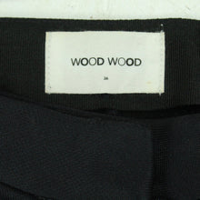 Laden Sie das Bild in den Galerie-Viewer, Second Hand WOOD WOOD Hose Gr. 38 dunkelblau uni Stoffhose (*)