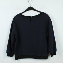 Laden Sie das Bild in den Galerie-Viewer, Second Hand PINKO Sweatshirt Gr. S dunkelblau 3/4-Arm (*)