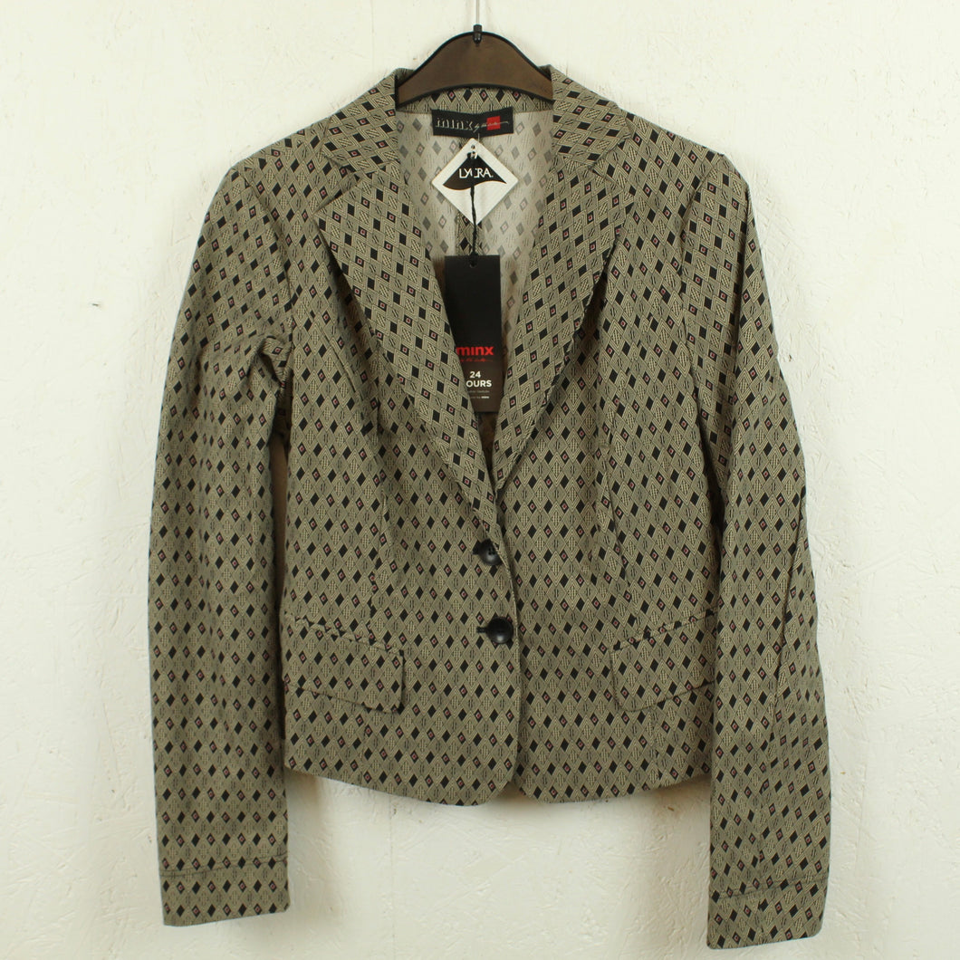 Second Hand MINX Blazer Gr. 36 braun gemustert NEU (*)